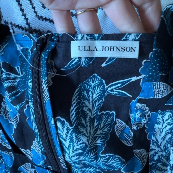 ULLA JOHNSON Nora floral cotton midi dress - Picture 9 of 10